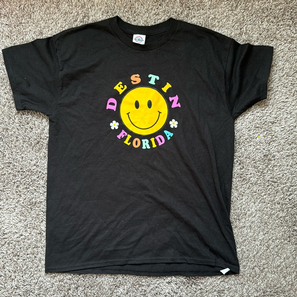 Smiley face Destin t-shirt